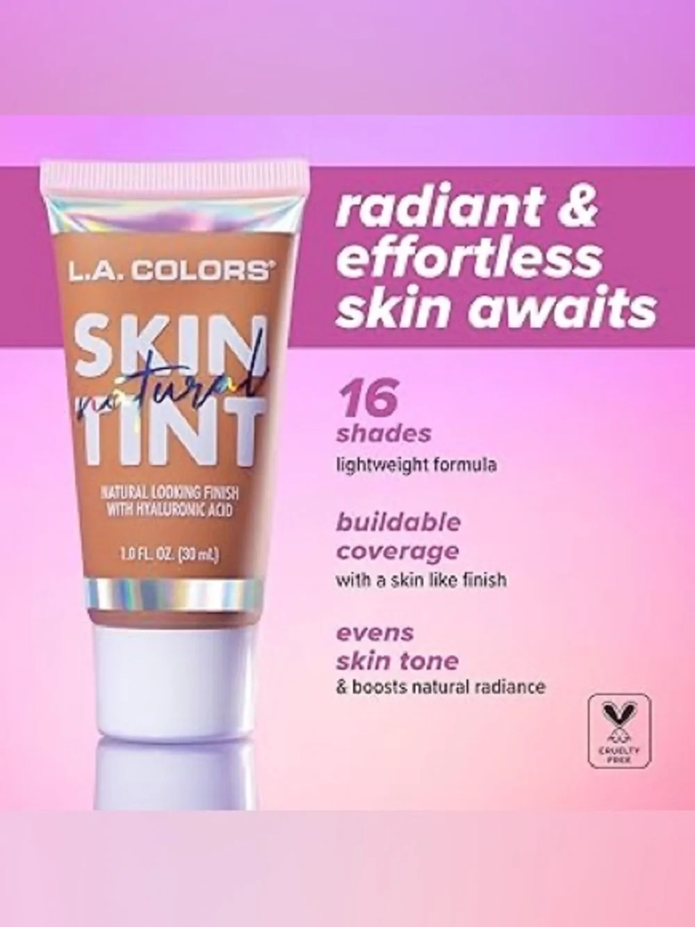 L.A. Colors Skin Tint - Natural Cool Sand Shade lot of 3